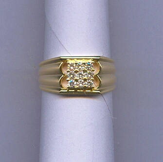 DIAMOND RING GENTS FANCY
