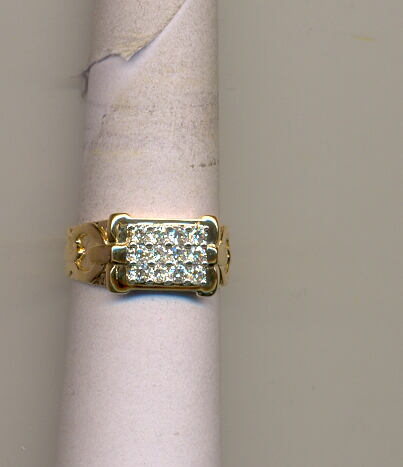 DIAMOND RING GENTS FANCY
