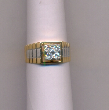 DIAMOND RING GENTS FANCY