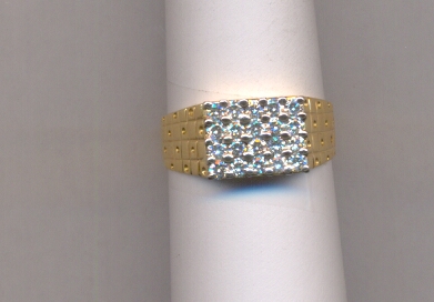 DIAMOND RING GENTS FANCY