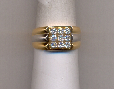DIAMOND RING GENTS FANCY