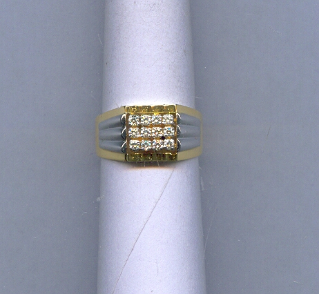 DIAMOND RING GENTS FANCY