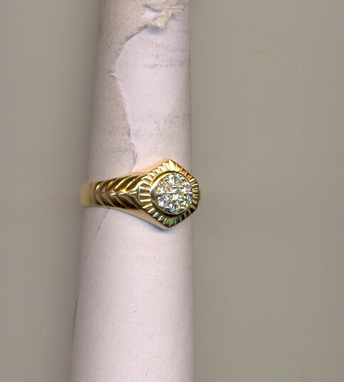 DIAMOND RING GENTS FANCY