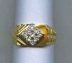 DIAMOND RING GENTS FANCY