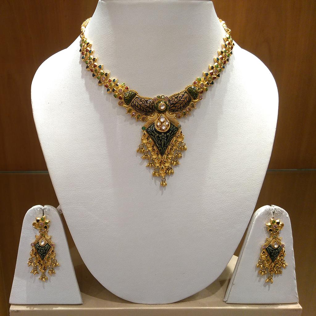 GOLD HALF SET ROUND ANTIQUE EXCLUSIVE