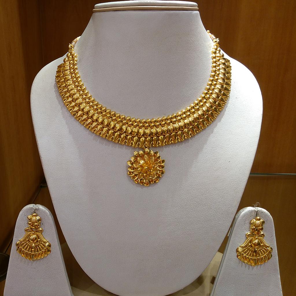 GOLD HALF SET ROUND PLAIN EXCLUSIVE