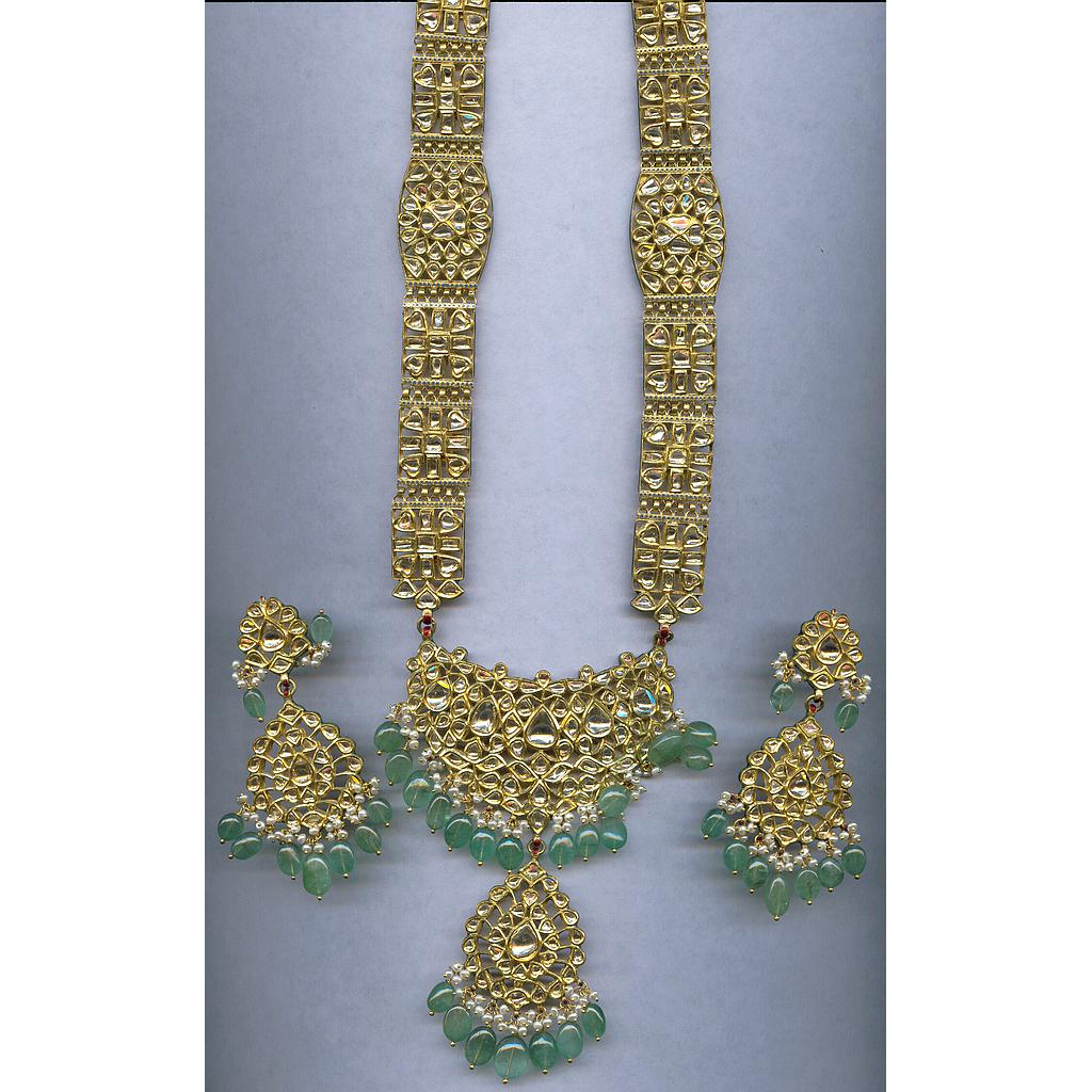 DIAMOND HALF SET LONG POLKI