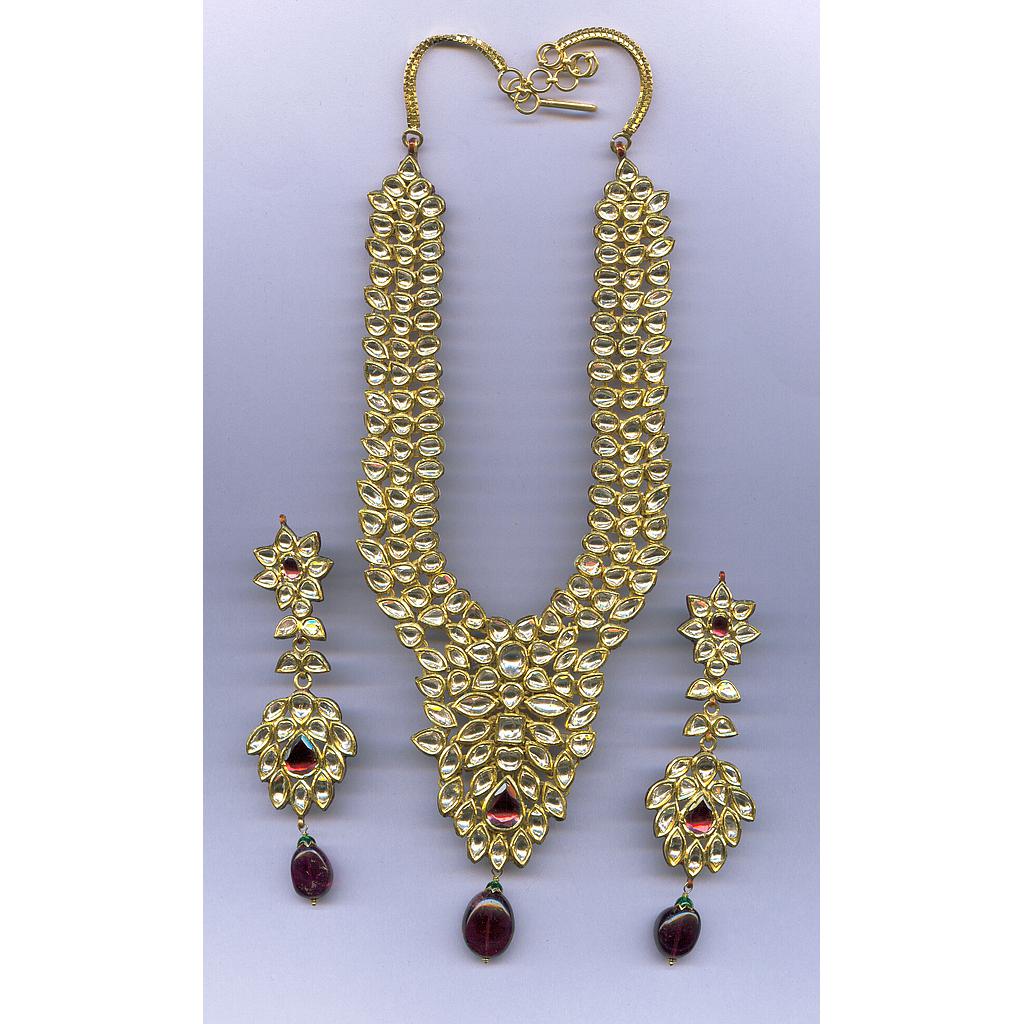 DIAMOND HALF SET LONG POLKI
