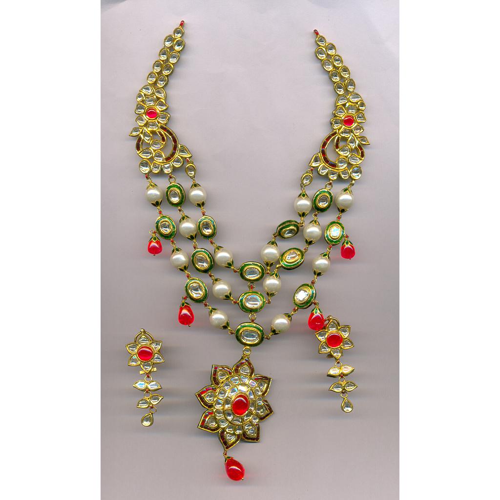 DIAMOND HALF SET ROUND POLKI