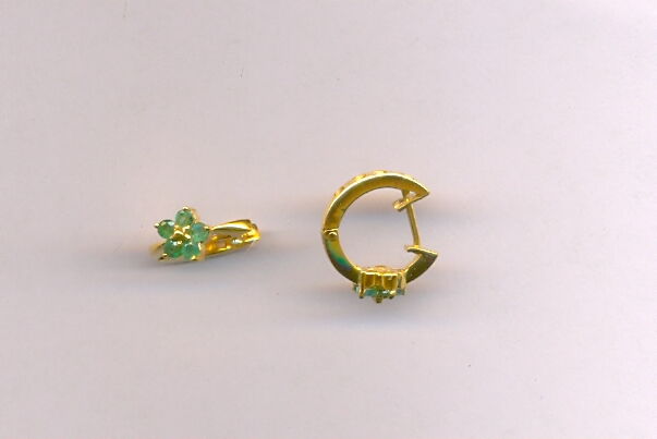 GOLD EARRING PLAIN EXCLUSIVE