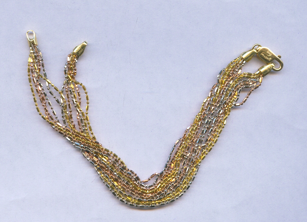 GOLD EARRING PLAIN FANCY