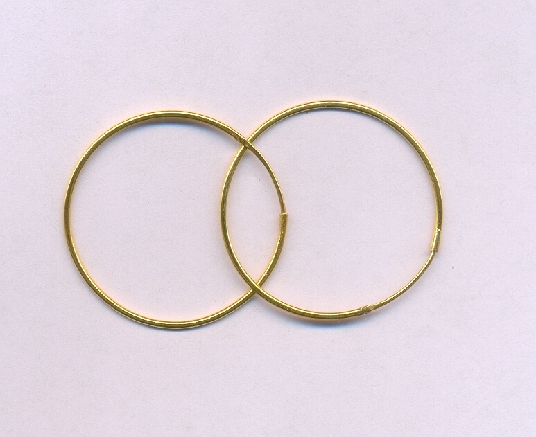 GOLD EARRING PLAIN GENERAL
