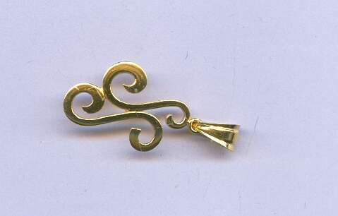 GOLD PENDENT