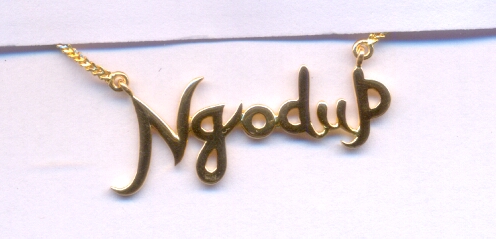 GOLD PENDENT PLAIN EXCLUSIVE
