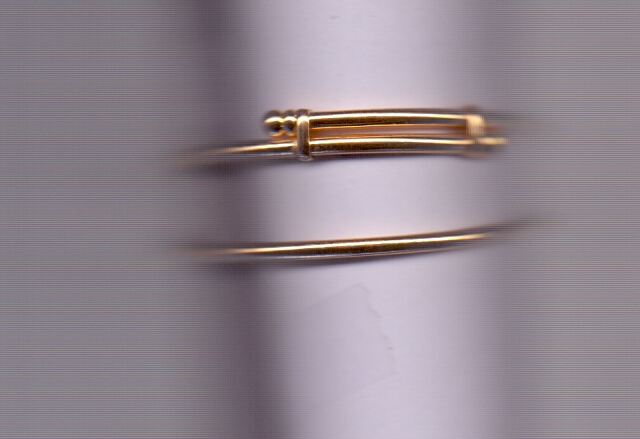 GOLD BANGLE BABY FANCY
