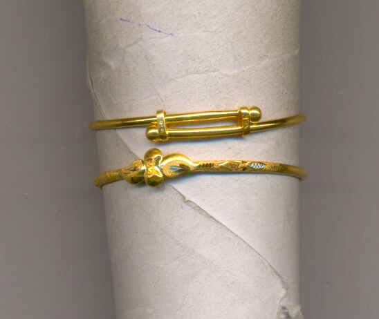 GOLD BANGLE BABY FANCY