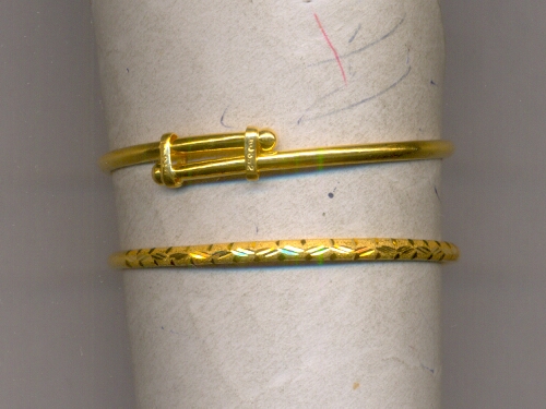 GOLD BANGLE BABY FANCY