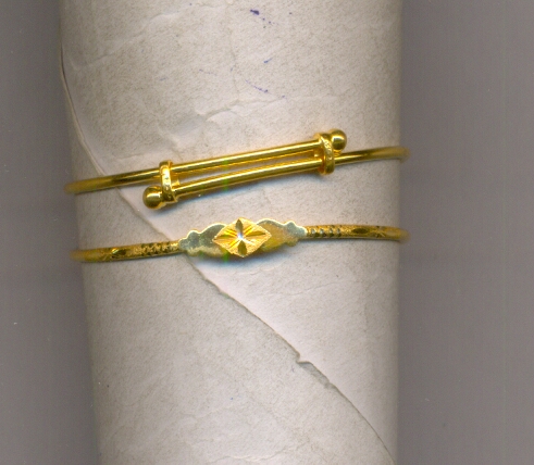 GOLD BANGLE BABY FANCY