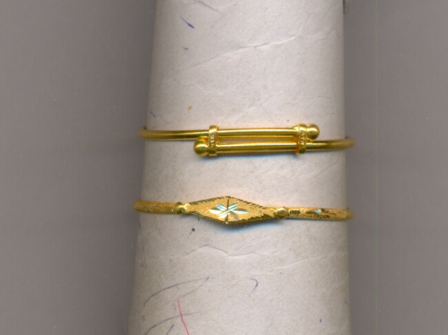 GOLD BANGLE BABY FANCY