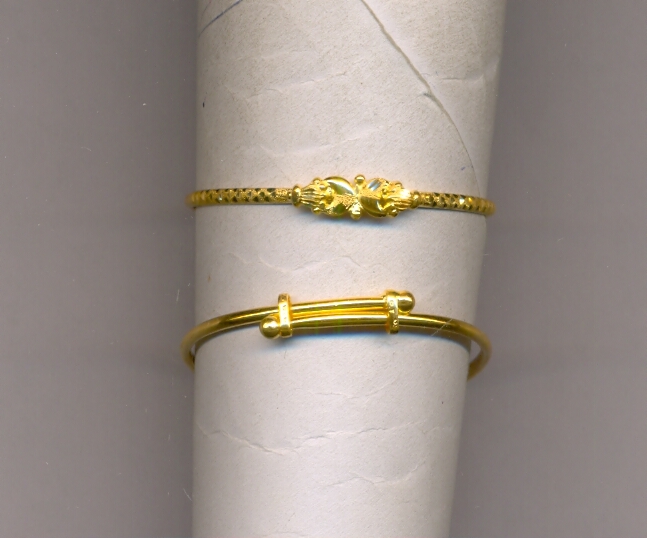 GOLD BANGLE BABY FANCY