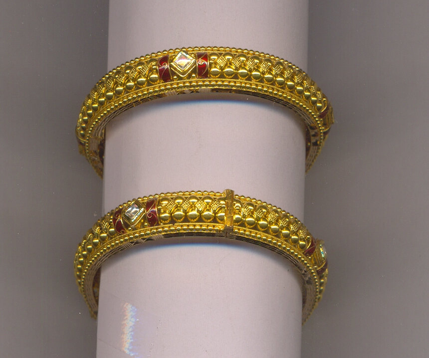 GOLD BANGLE ANTIQUE FANCY