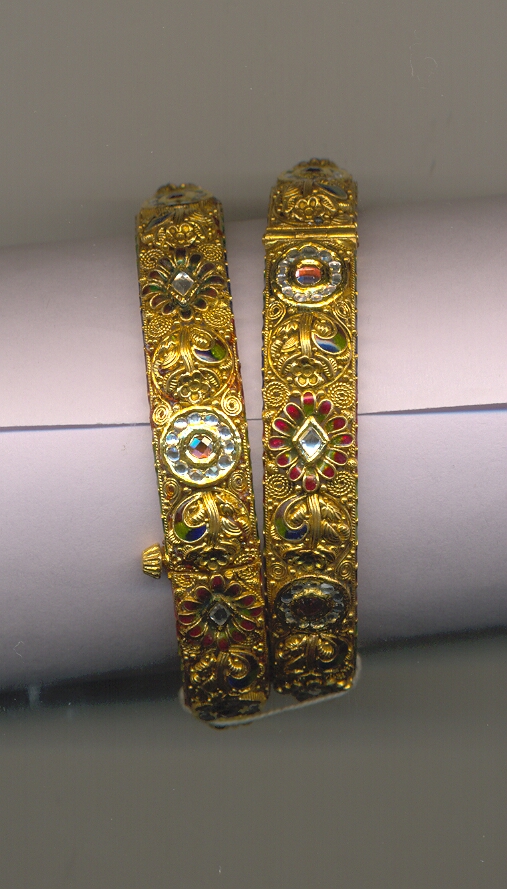 GOLD BANGLE ANTIQUE FANCY
