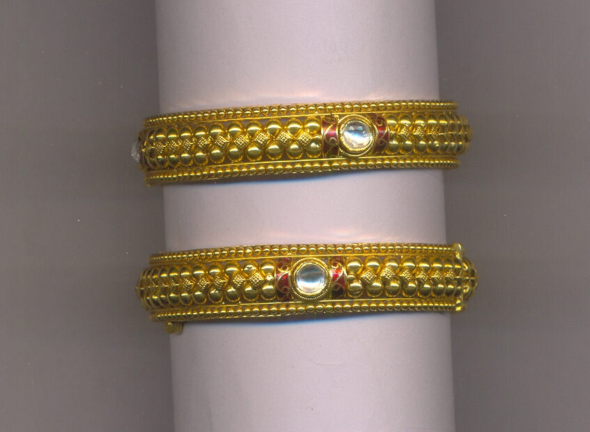 GOLD BANGLE ANTIQUE FANCY
