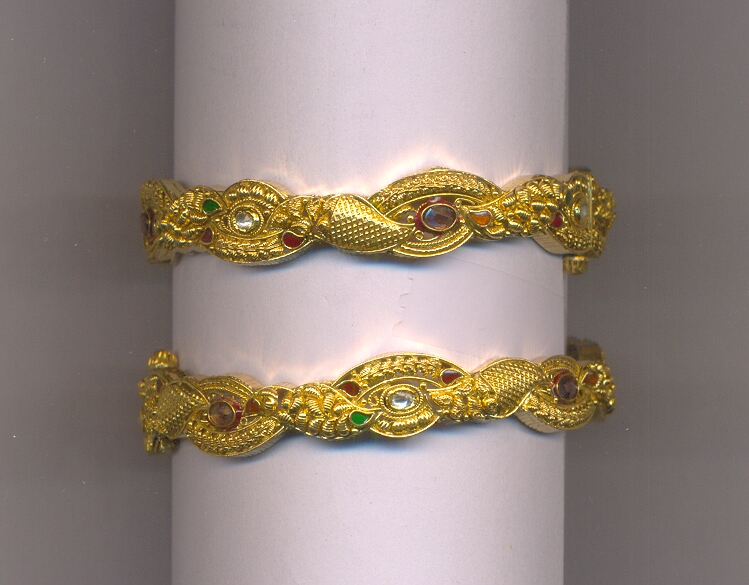 GOLD BANGLE ANTIQUE FANCY