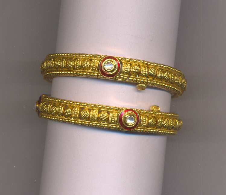GOLD BANGLE ANTIQUE FANCY