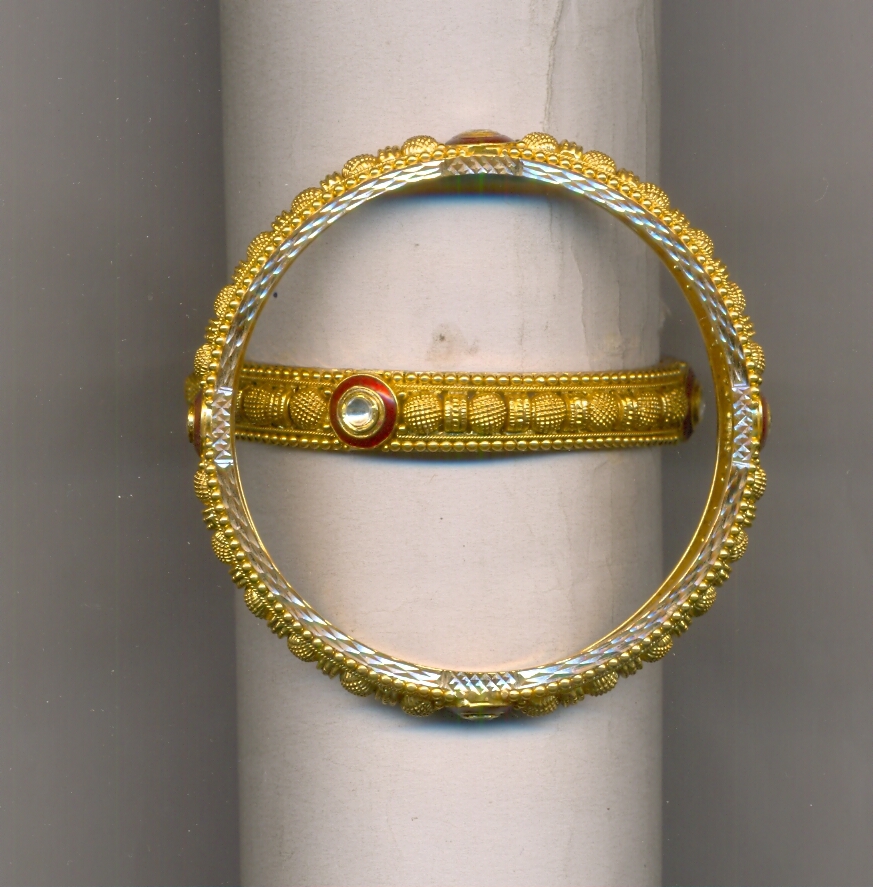 GOLD BANGLE ANTIQUE FANCY