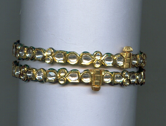 GOLD BANGLE KUNDAN