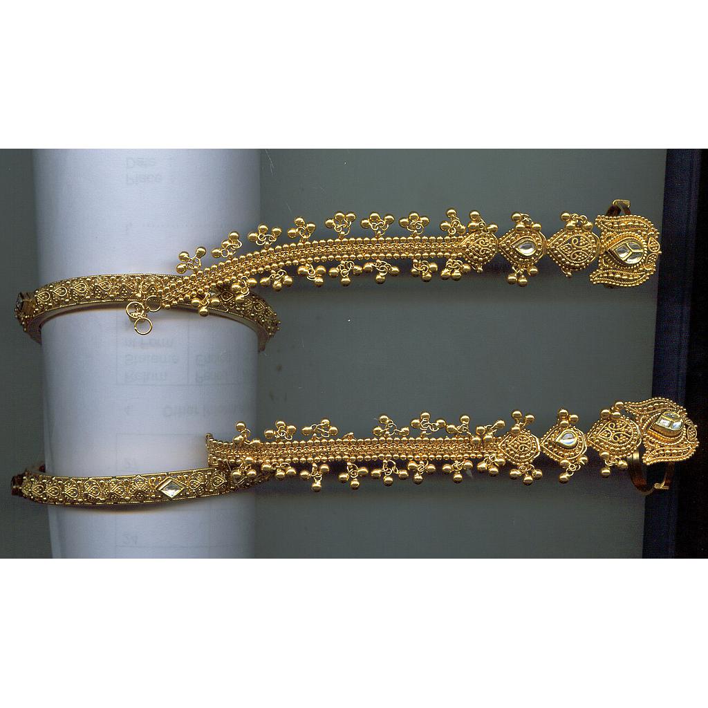 GOLD BANGLE KUNDAN EXCLUSIVE
