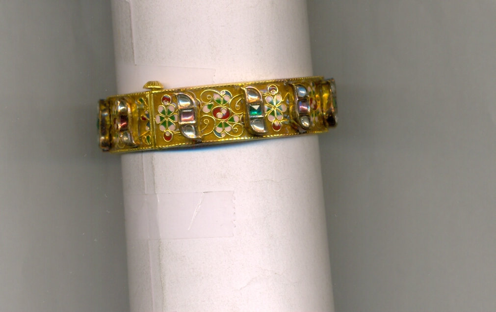 GOLD BANGLE KUNDAN EXCLUSIVE