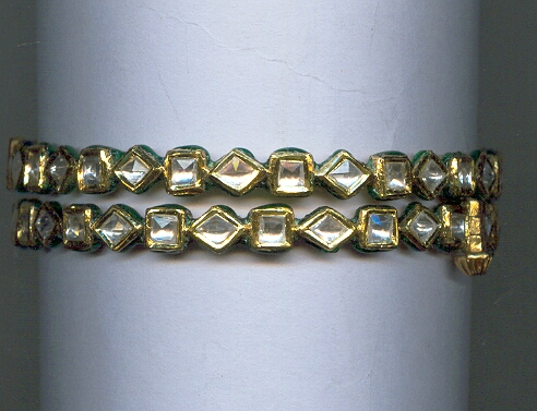 GOLD BANGLE KUNDAN EXCLUSIVE
