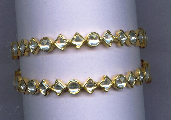 GOLD BANGLE KUNDAN