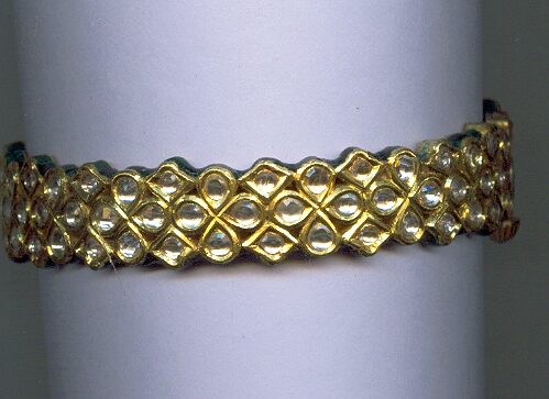 GOLD BANGLE KUNDAN