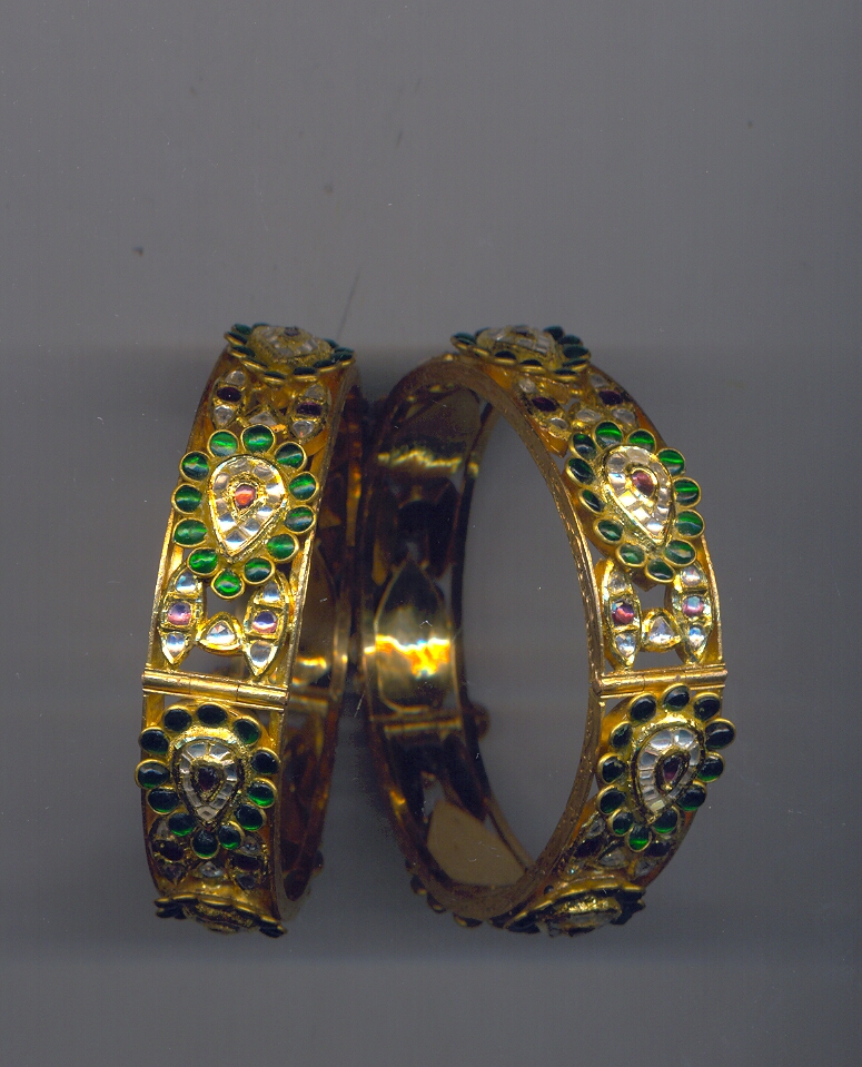 GOLD BANGLE KUNDAN GENERAL