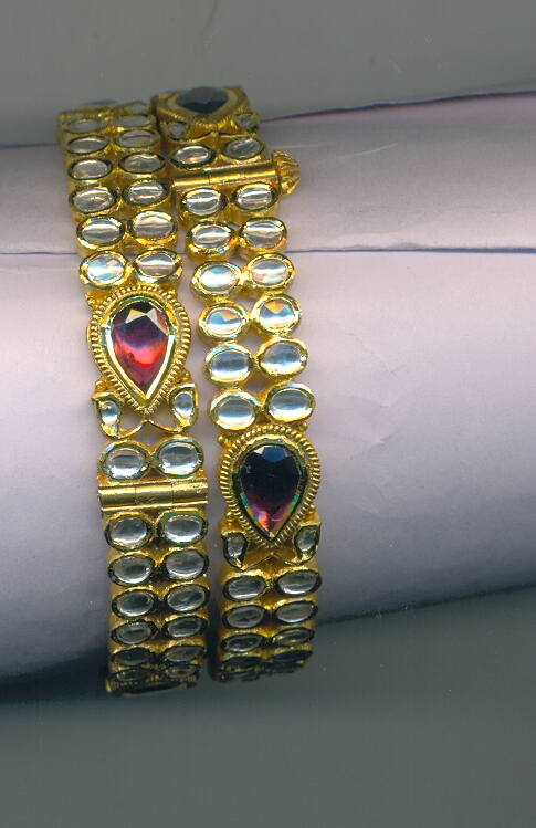 GOLD BANGLE KUNDAN GENERAL
