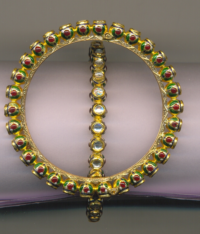 GOLD BANGLE KUNDAN GENERAL