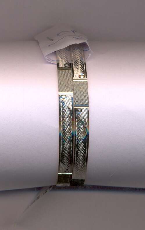 GOLD BANGLE MACHINE CUTTING FANCY