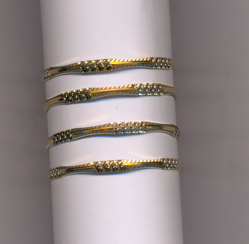 GOLD BANGLE MACHINE CUTTING FANCY
