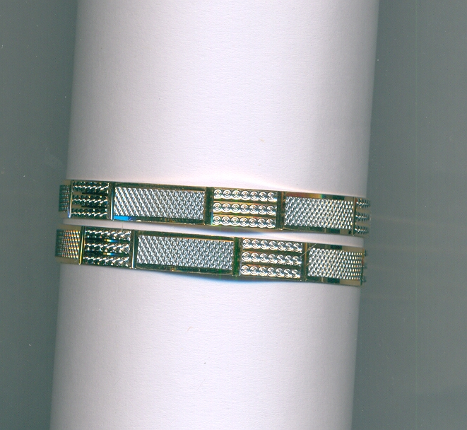 GOLD BANGLE MACHINE CUTTING FANCY