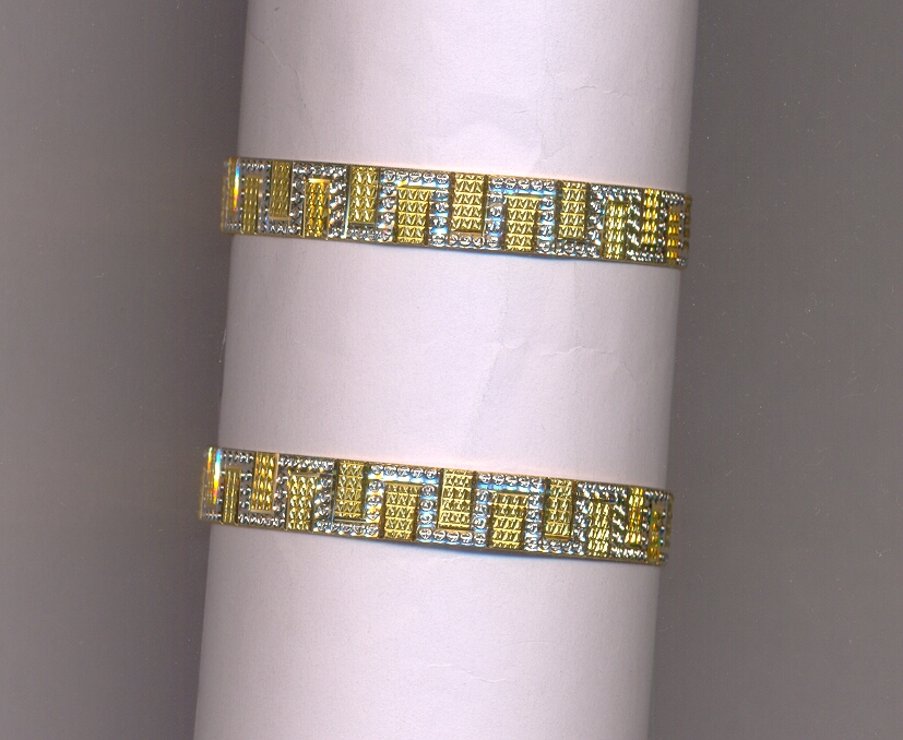 GOLD BANGLE MACHINE CUTTING FANCY
