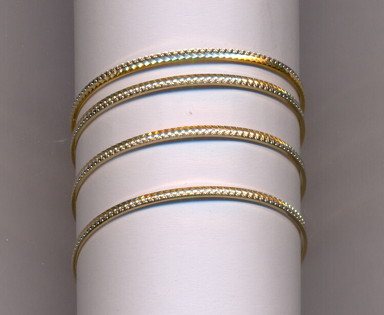 GOLD BANGLE MACHINE CUTTING FANCY