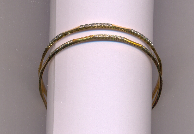 GOLD BANGLE MACHINE CUTTING FANCY