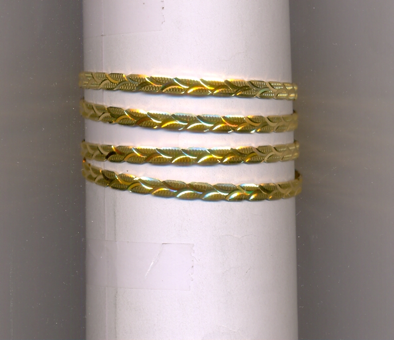GOLD BANGLE MACHINE CUTTING FANCY