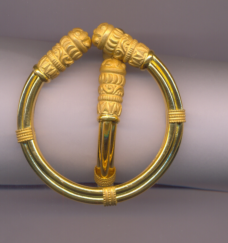 GOLD BANGLE PLAIN EXCLUSIVE