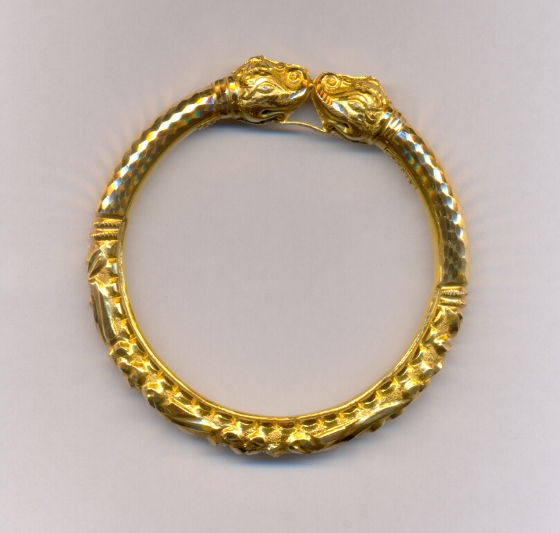 GOLD BANGLE PLAIN FANCY