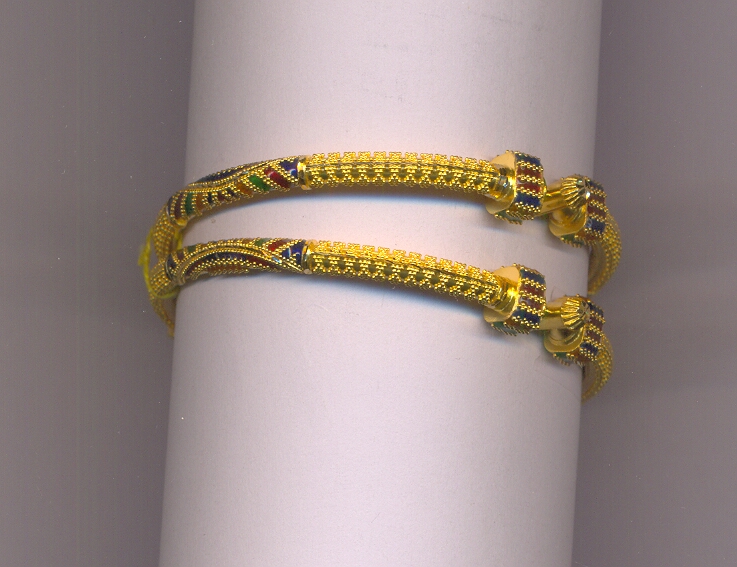 GOLD BANGLE PLAIN FANCY
