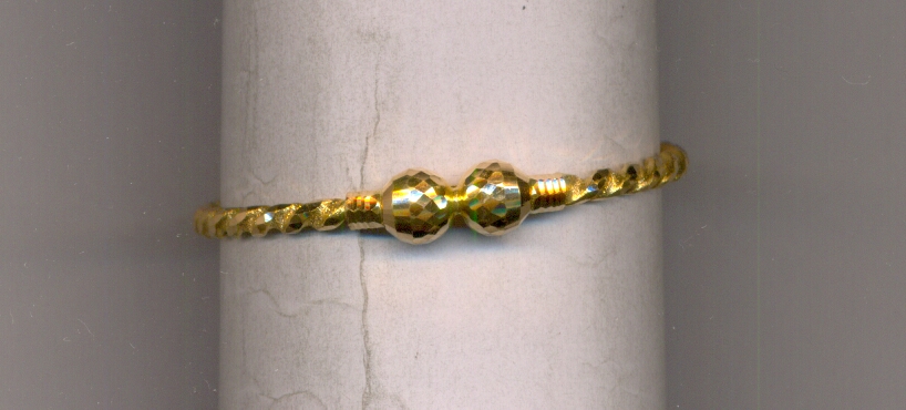 GOLD BANGLE PLAIN FANCY